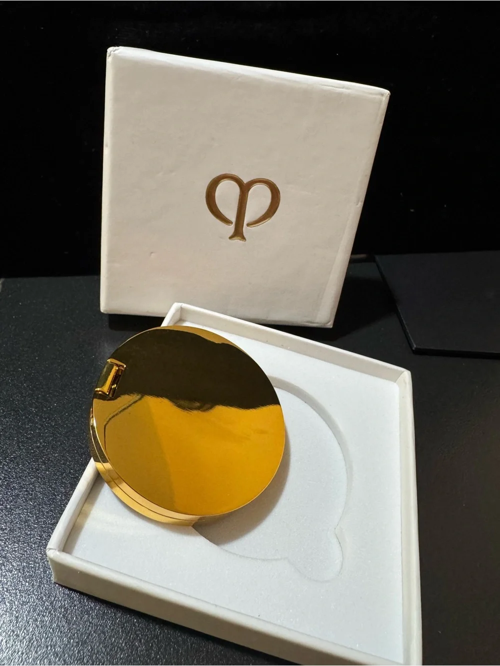 Clé de Peau Beauté Navy & Gold Compact Mirror
